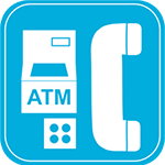 視覚障がい者対応ATMアイコン