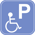 障がい者対応駐車場アイコン